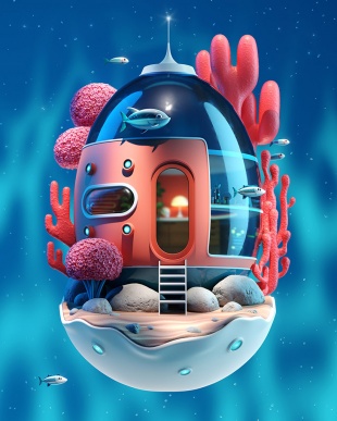 Tiny Houses underwater