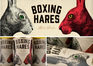 Boxing hares